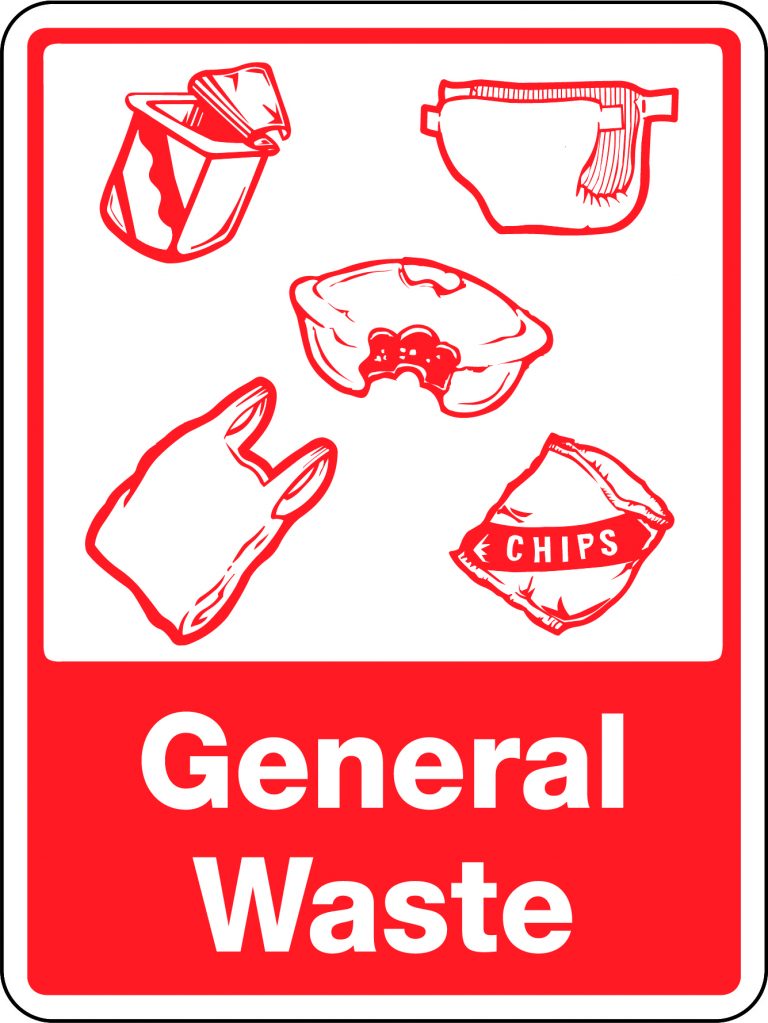 General Waste [With Recycling Picto] Safety Network