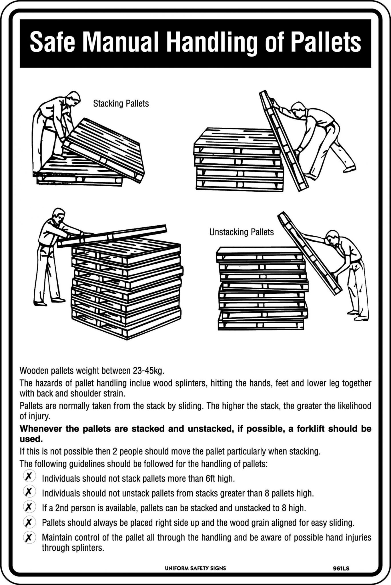Manual Pallet Truck Hazards At Craig Alston Blog
