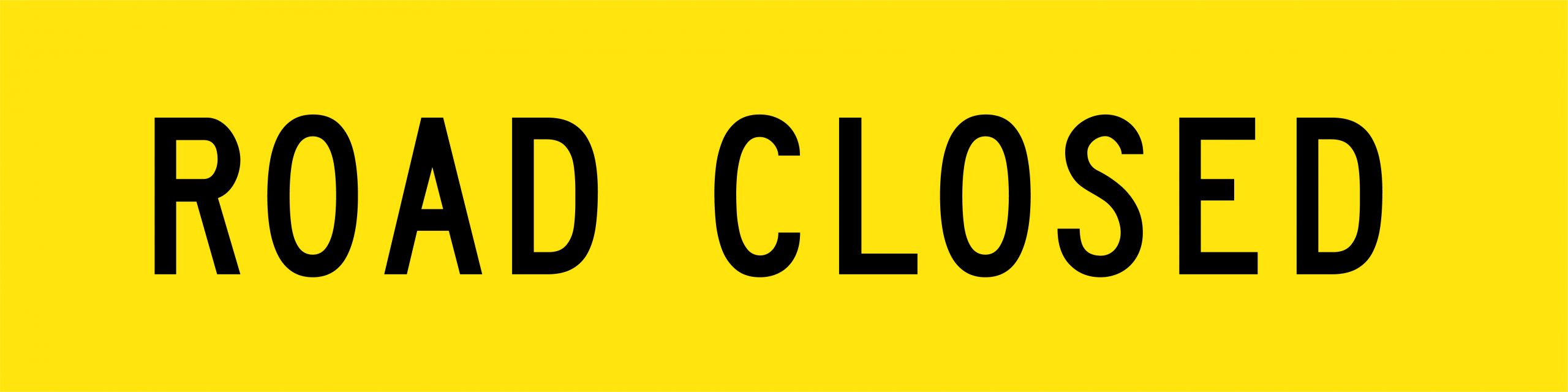 Road Closed Multi Message Signs Safety Network